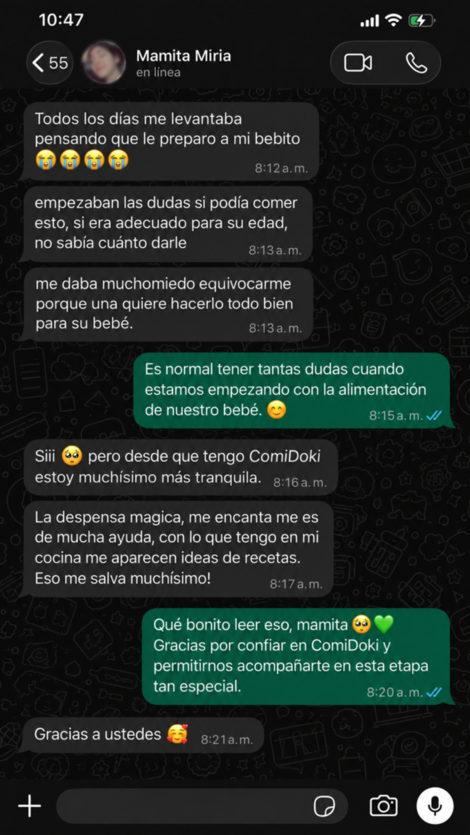 Testimonio de mamá 3